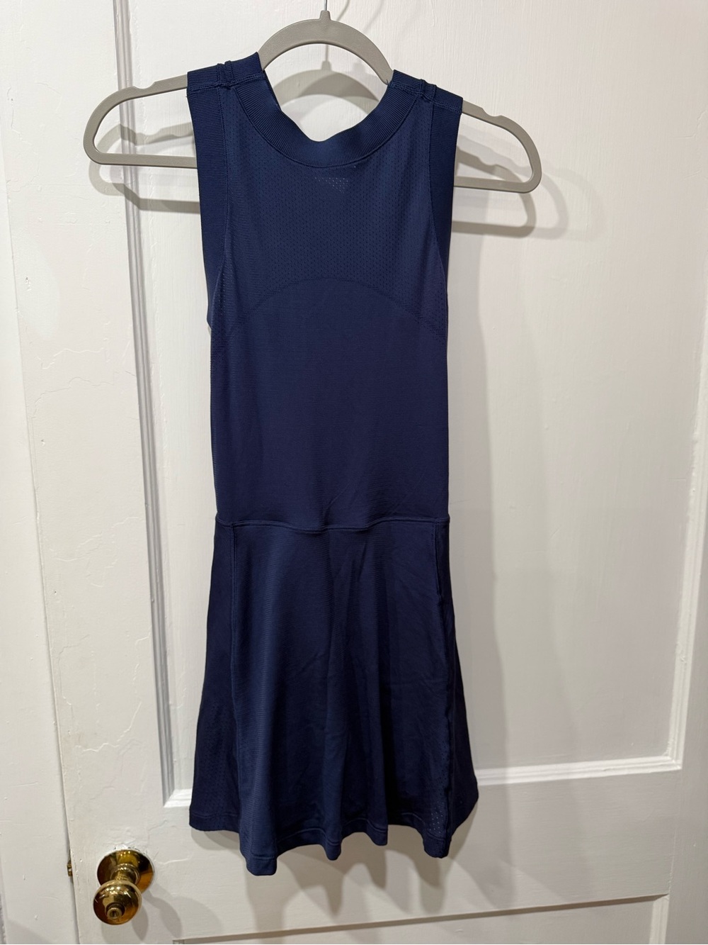 lululemon athletica Navy Blue Athletic Mini Dress Skort Tennis Golf EUC Size 2